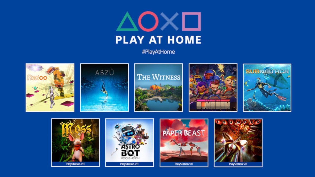 Sony раздаст девять инди-игр для PS4 и PS VR в рамках инициативы Play at Home