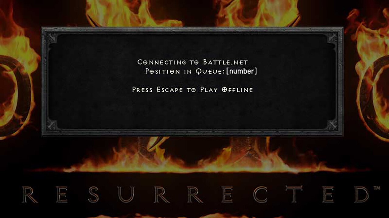 В Diablo II: Resurrected ввели очереди на вход, призванную устранить проблему с перегрузкой...